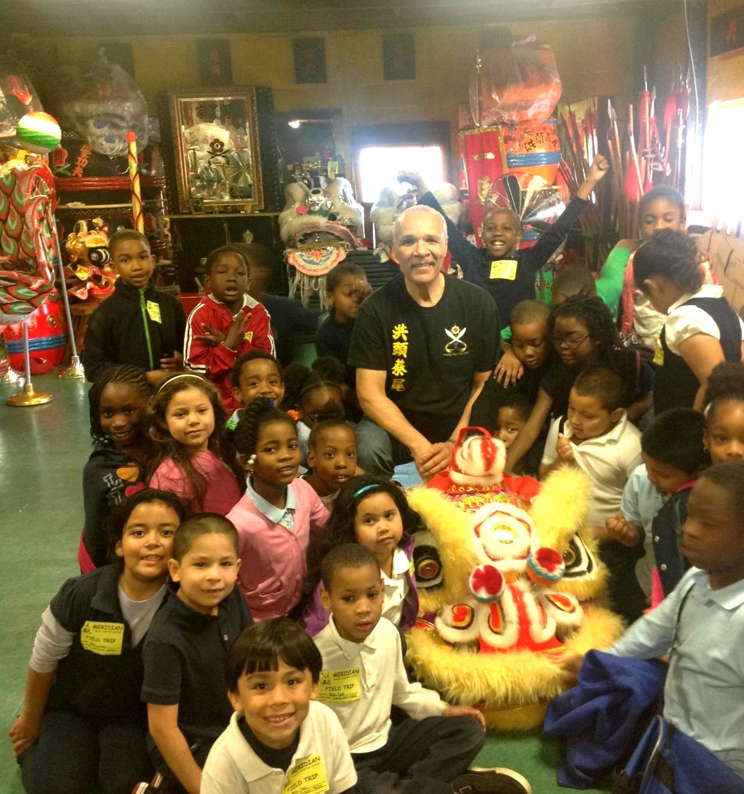 Merridian 1st graders visit
